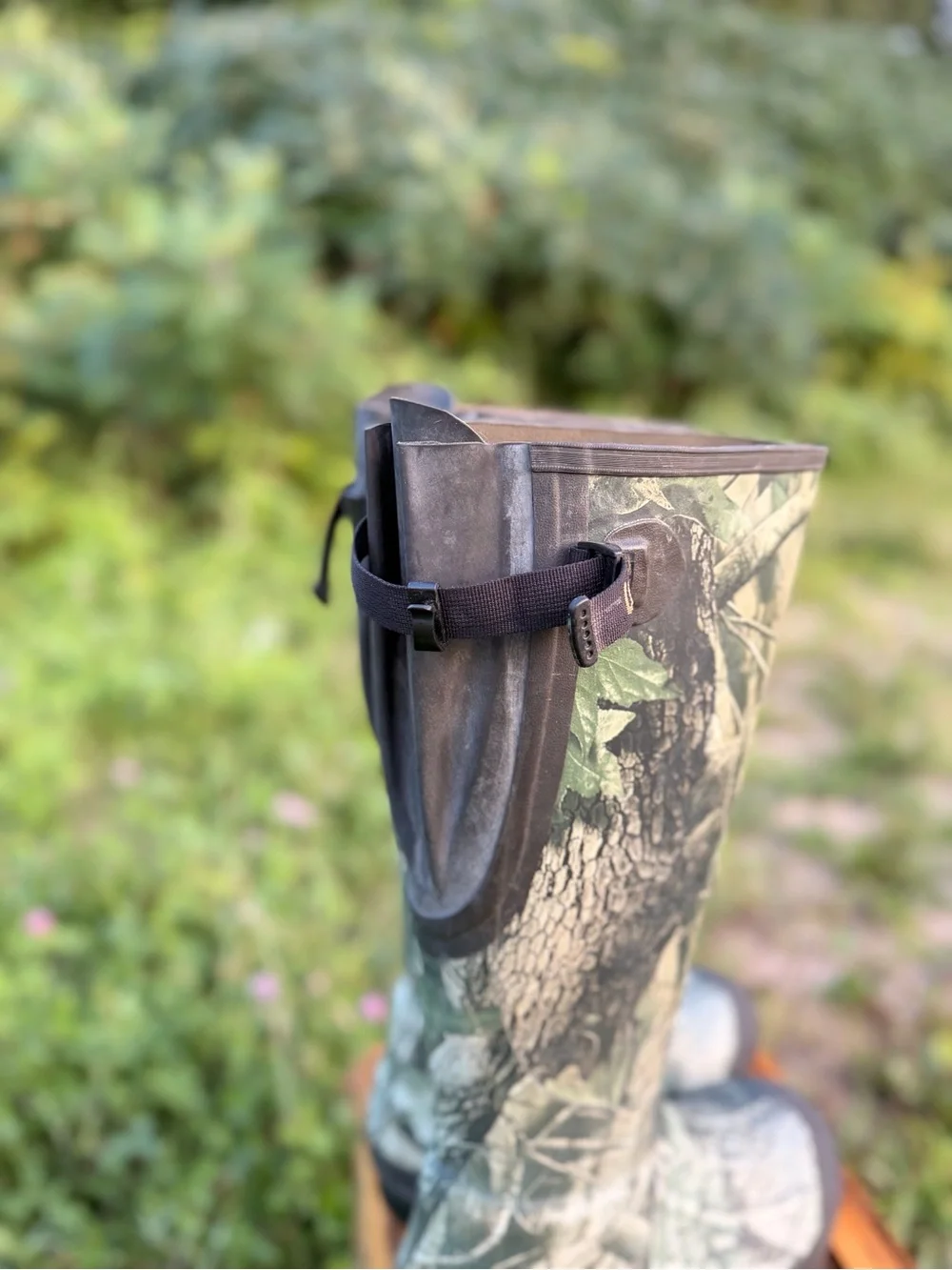 LaCrosse Burly - Camo Rubber Hunting Boots (size 8)